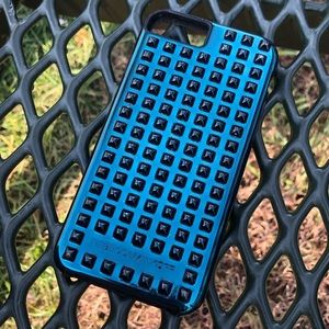 REBECCA MINKOFF iPhone 6 case Teal Blue Studded